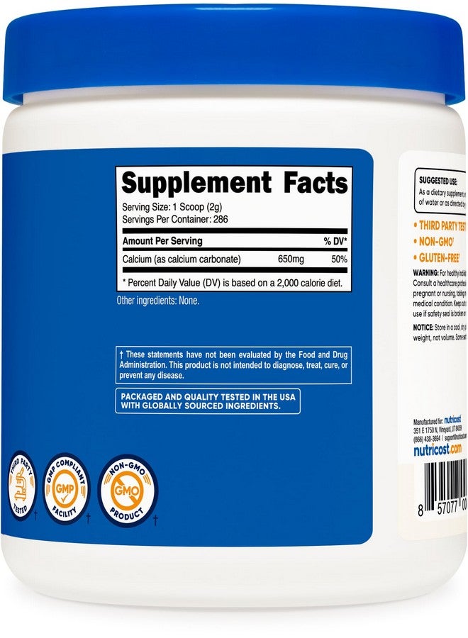 مسحوق كربونات الكالسيوم نيوتريكوست ٥٠٠ جرام - Image 4