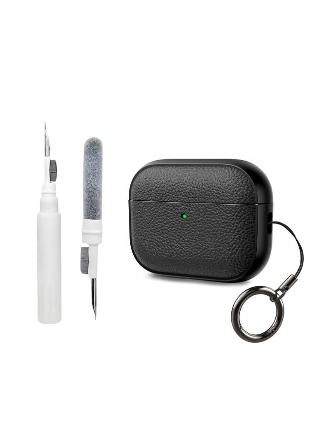 Arabest AirPods Pro 3 Case, Soft TPU Case for Apple AirPods Pro 3 with Hand Strap, Leather Touch Design Airpods Pro 3 Case - Image 1