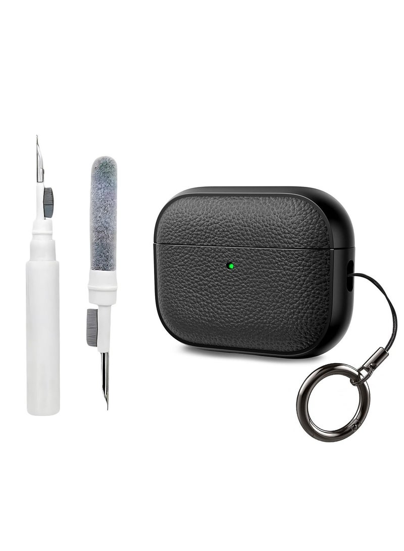 Arabest AirPods Pro 3 Case, Soft TPU Case for Apple AirPods Pro 3 with Hand Strap, Leather Touch Design Airpods Pro 3 Case - Image 1