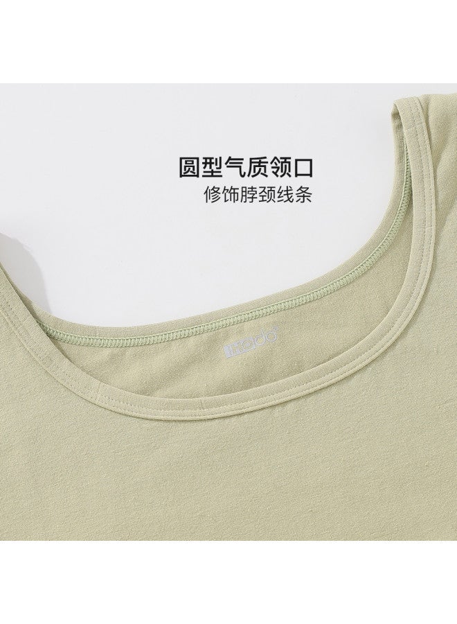 Red Bean Sleeveless Cami Top For Women, Comfortable Soft Cotton Thin Layering Innerwear, Can Be Worn Alone - Image 5