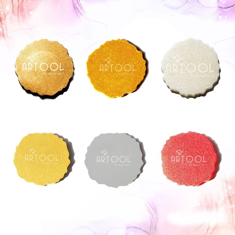 ARTOOL Mica Powder for Epoxy Resin Pigment Art Non Toxic Multipurpose Use In Making Art and Craft Projects 1.74 Oz Set of 6 - Image 4