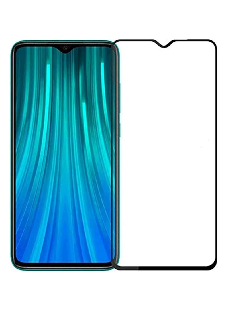 M7molge Full Coverage Glass Screen Protector for Xiaomi Redmi Note 8 Pro - Black Frame  - Image 2