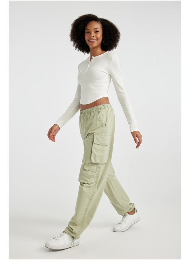 DeFacto - Woman Parachute Woven Trousers - Image 1
