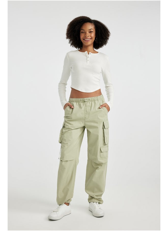 DeFacto - Woman Parachute Woven Trousers - Image 1