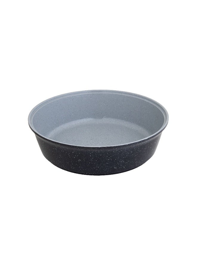 Lahoya Round Granite Oven Tray 28 cm Black Color - Image 1