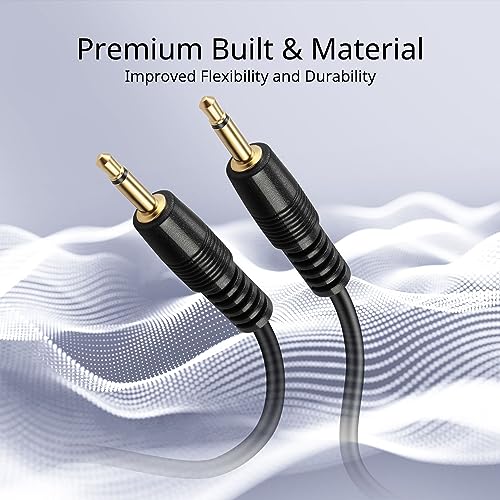 TNP Products TNP 3.5mm Mono Cable (15FT) - 12V Trigger Cable, IR Infrared Sensor Receiver Extension, 3.5mm 1/8" TS Monaural Mini Mono Audio Plug Jack Connector Male to Male - Image 3