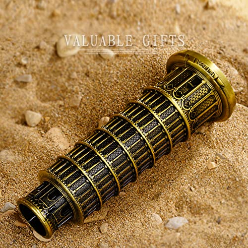 DS.DISTINCTIVE STYLE DS. DISTINCTIVE STYLE Metallic Leaning Tower of Pisa Statue Souvenir Figurines Tower Model Kit for Home Decoration, Party - Image 3