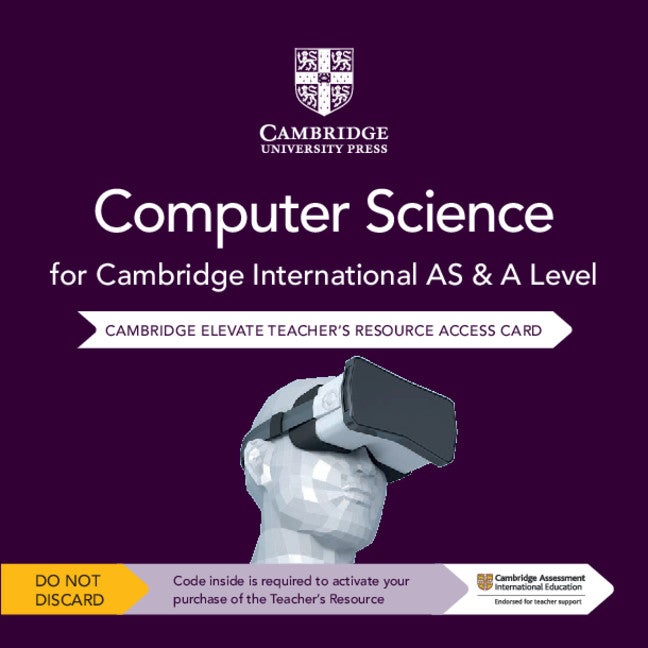 Cambridge International AS & A Level Computer Science Elevate Teacher's Resource Access Card - Image 1