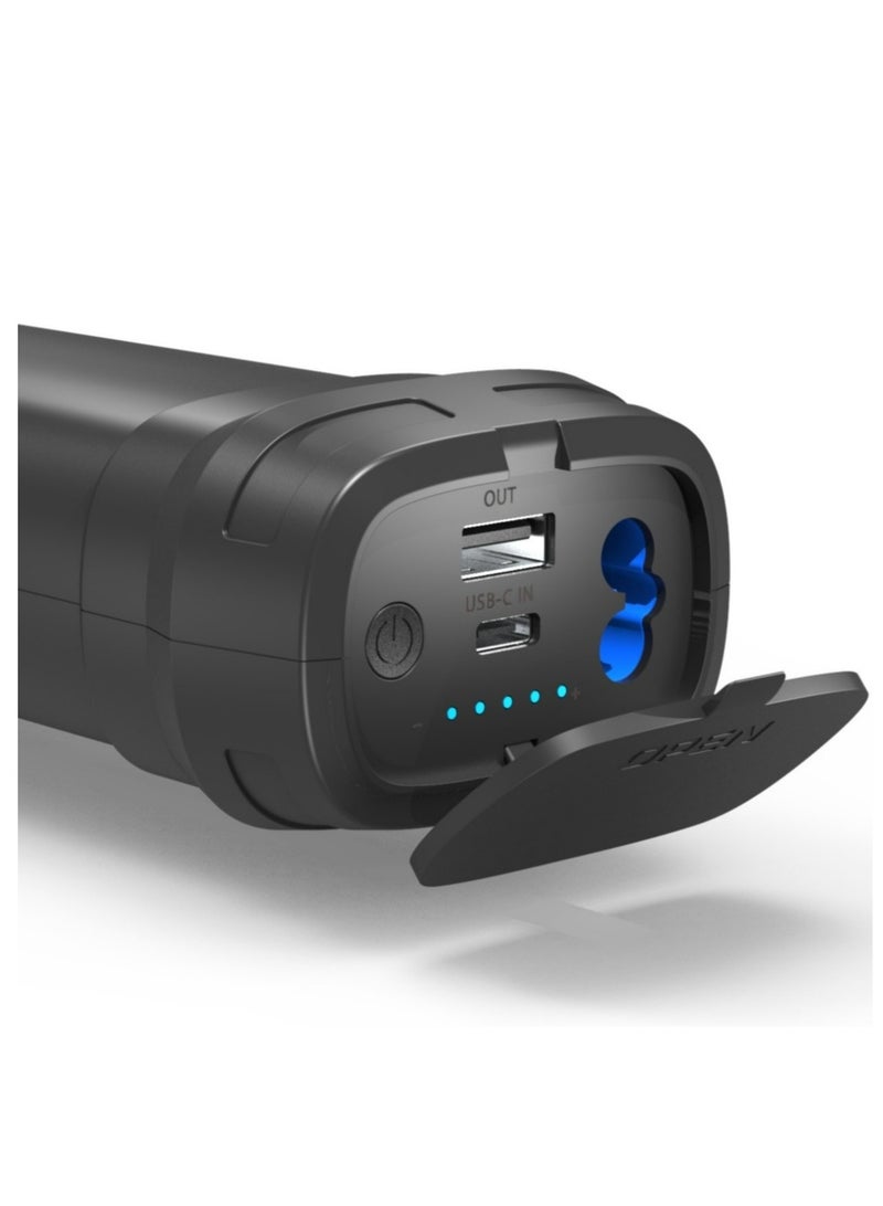 Hummer Car Battery Jump Starter & Emergency Flashlight, 2000A – HXF - Image 3