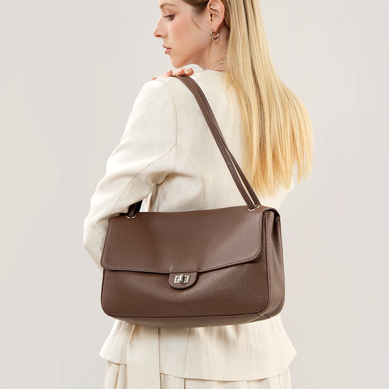 Women's Genuine Leather Shoulder Bag - Image 1