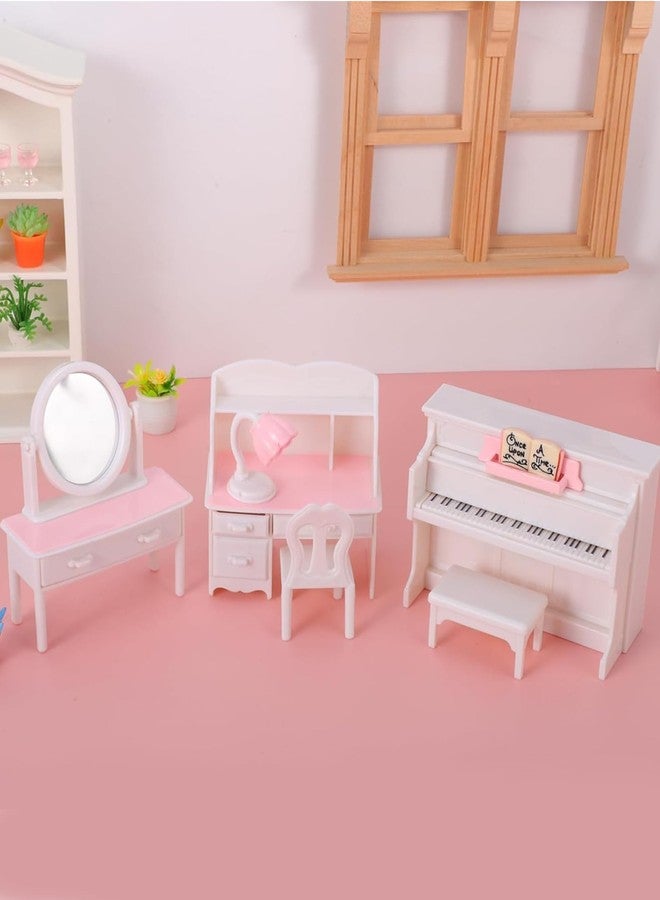 BdelrinQue 7PCS Miniature Furniture, Doll House Set, Kids Room Decor, Toy House for Kids, Role-Playing and Life Skills Simulation - Image 4