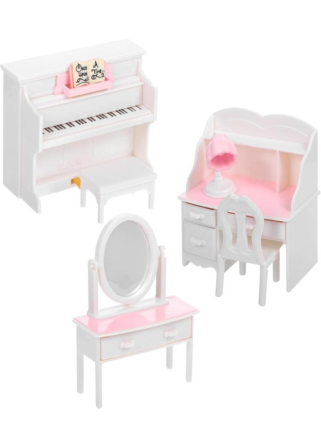 BdelrinQue 7PCS Miniature Furniture, Doll House Set, Kids Room Decor, Toy House for Kids, Role-Playing and Life Skills Simulation - Image 1