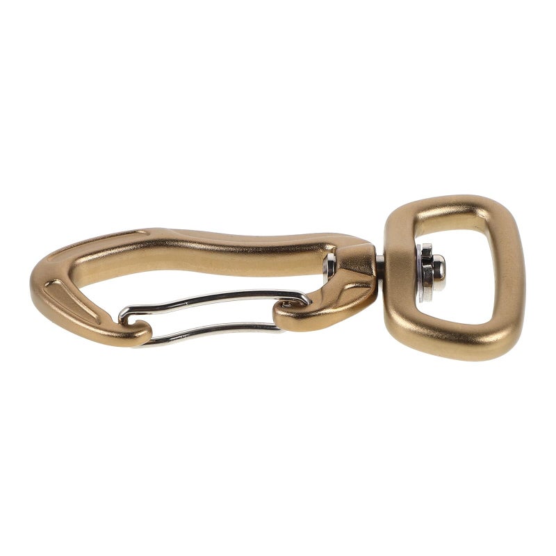 360 Swivel Spring Hook Locking Carabiner 7075 Aluminum Clip for Camping Hiking Dog Leash - Image 2