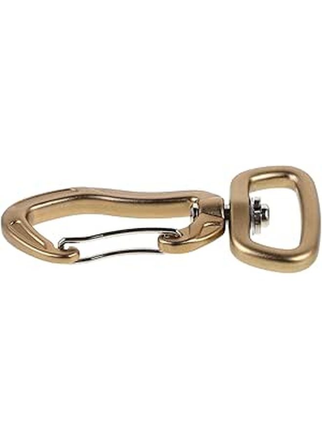 360 Swivel Spring Hook Locking Carabiner 7075 Aluminum Clip for Camping Hiking Dog Leash - Image 1