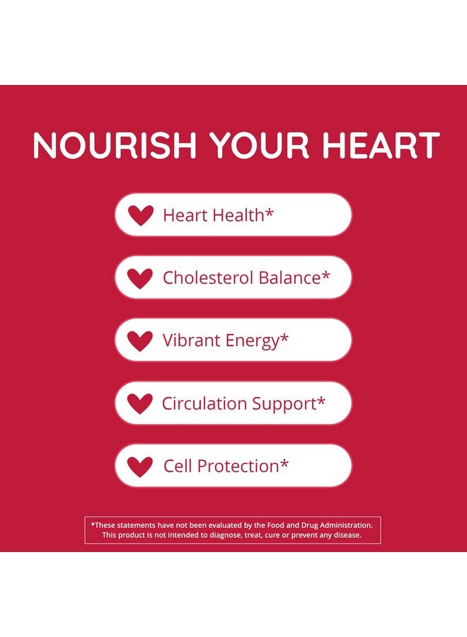 HAPPY HEALTHY HIPPIE Red Yeast Rice with CoQ10 Supplement 1200 mg - Supports Cholesterol Balance, Heart Health & Circulation - Antioxidant Support with Coenzyme Q10 - Non-GMO, Vegan, 60 Ct - Image 2