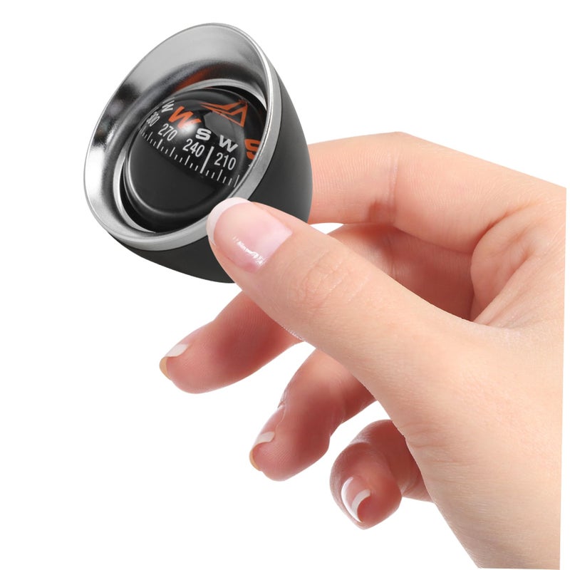 Car Compass Ball Dashboard Guide Navigation Tool for Road Trip Safety Stylish Design - Image 3