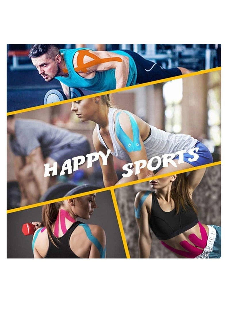 ARNOTEC Kinesiology Tape Strong Adhesive Sports Tape No Sticky Residue Easy Tear Kinesiology Tapes & Wraps, Bats,Tennis,Gymnastics & BoxingTape for Athletes Sports, Wrist, Ankle - Image 4