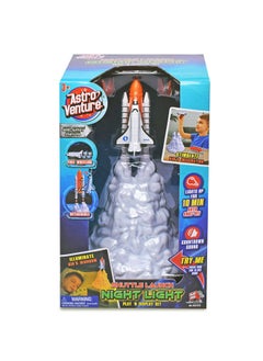 Astro Venture Shuttle Launch Night Light With A Diecast Shuttle And Plastic Booster 3xAA 1.5v Battery Included  - Image 1
