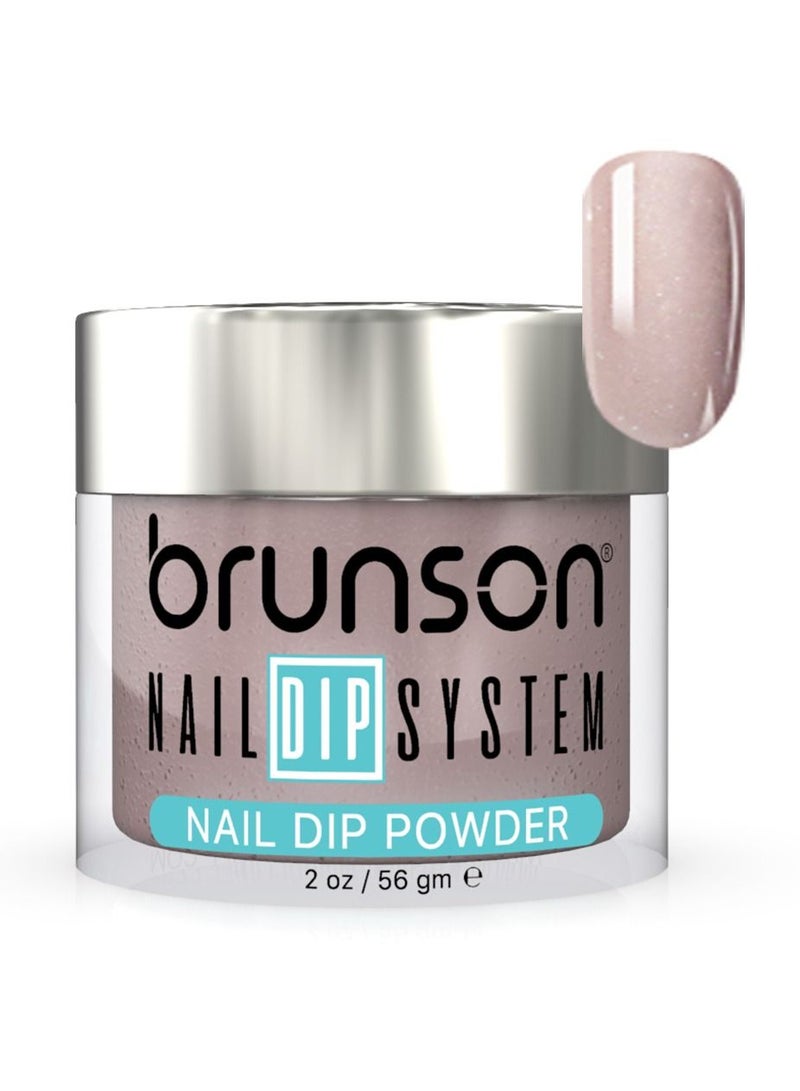 brunson Nail Dipping Powder 56gm, No Nail Lamp Needed for Curing French Nail Art Powder for nail dip & buff system