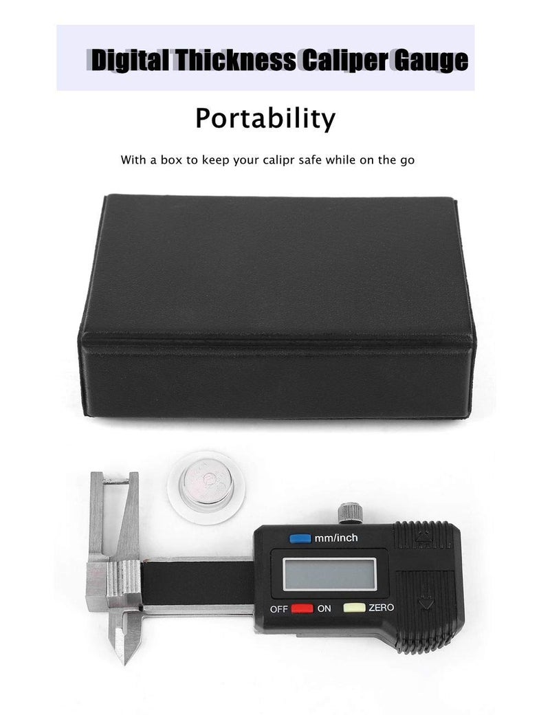 كلاراكو فرجار رقمي إلكتروني، 0~25 مم من الفولاذ المقاوم للصدأ محمول صغير ثلاثي الاستخدام، مسطرة قياس السُمك، دقة عالية لقياس الأحجار الكريمة - Image 5