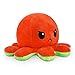 TeeTurtle Reversible Octopus Plushie 4Inch Red Green TwoSided Flip Plush Toy with Embroidered Details Cute Mini Collectible Plush for Kids Teens and Adults - Image 3