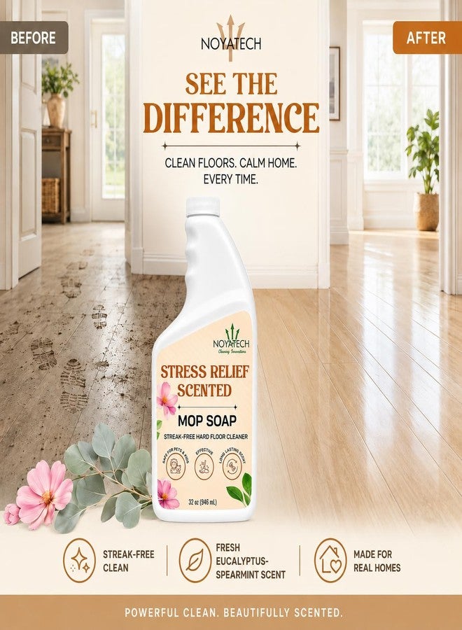 NOYATECH Scented Mop Soap – Stress Relief Aromatherapy Floor Cleaner Concentrate | Non-Toxic, Pet Safe, No Residue | Safe for Hardwood, Tile, Marble, Stone & Grout | All Mop Types | Made in USA - Image 3