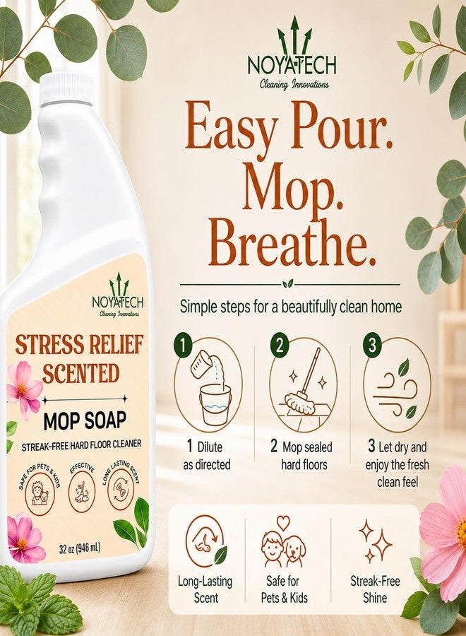 NOYATECH Scented Mop Soap – Stress Relief Aromatherapy Floor Cleaner Concentrate | Non-Toxic, Pet Safe, No Residue | Safe for Hardwood, Tile, Marble, Stone & Grout | All Mop Types | Made in USA - Image 5