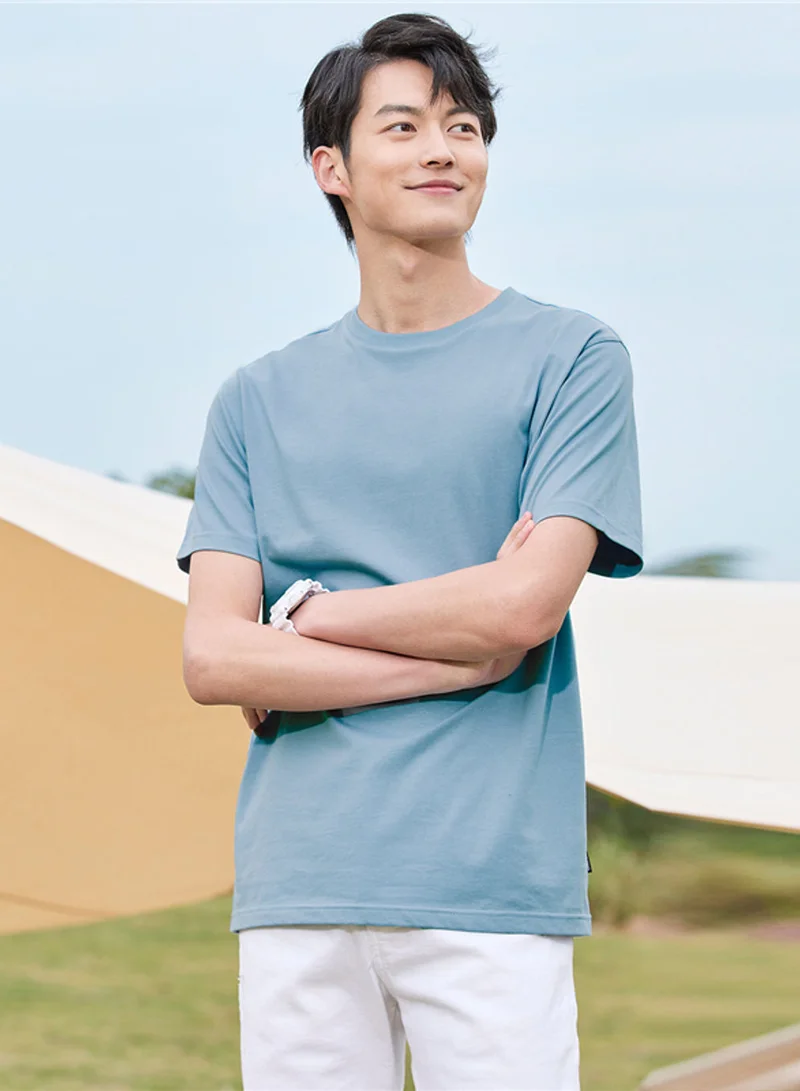 Men’s Relaxed Waffle Crew Neck Short Sleeve Tee