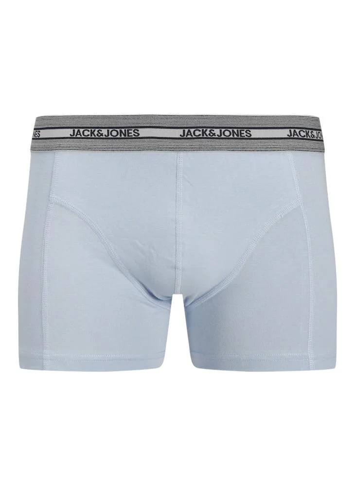 JACK & JONES 3 Pack Logo Band Trunks