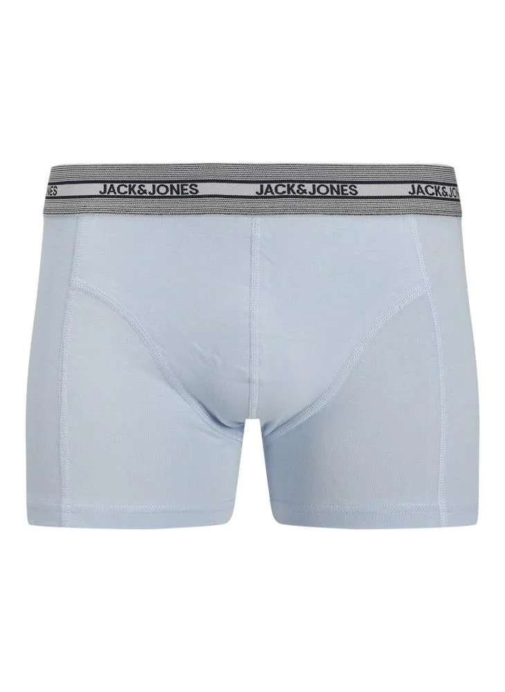 JACK & JONES 3 Pack Logo Band Trunks