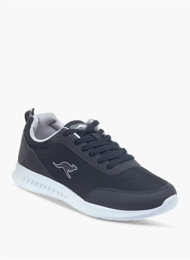 كانغاروس Men's Logo Detail Sports Shoes With Lace-Up Closure