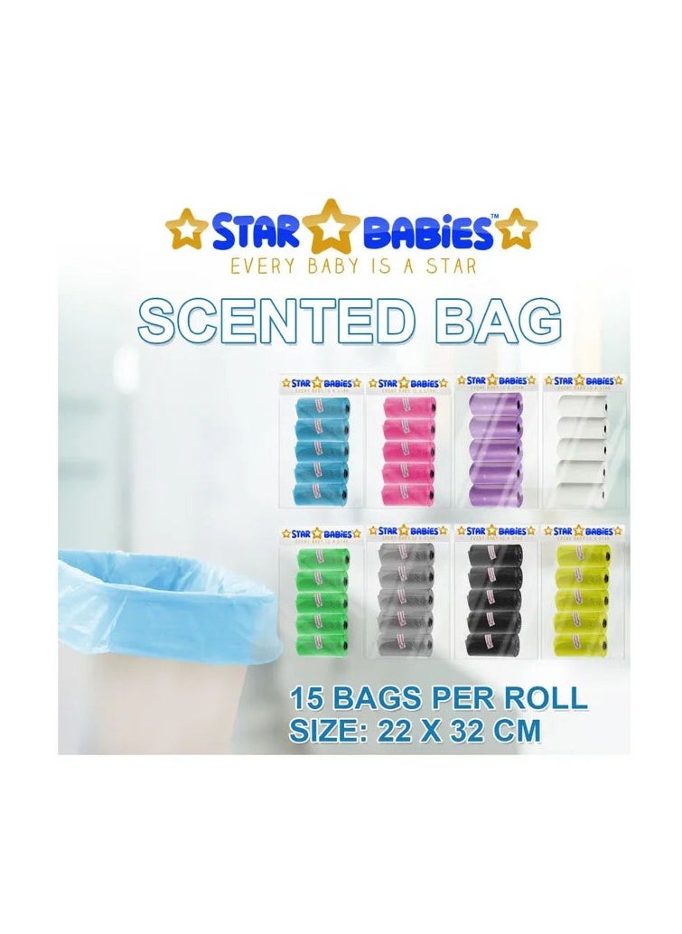 Star Babies - Scented Bag Roll - Pack of 40/600 Bags - Blue - pzsku/Z98ED4B46F5E03A24CC73Z/45/_/1701419931/817f95e6-1304-4ccc-a322-77e448ff655d