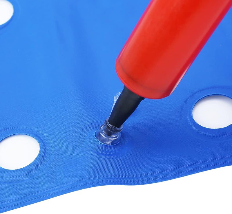 klarako Inflatable Chair Pad, Air Inflatable Seat Cushion Portable Anti Bedsore Decubitus Chair Pad Daily Use Mat Air Cushion Wheelchair Mat with Inflatable Pump for Mobility Scooter - Image 3