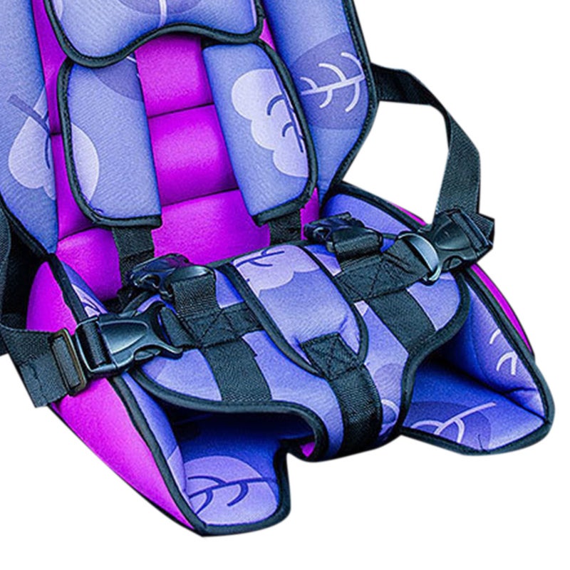 Booster Car Seat: Adjustable Breathable Thick Padding - Cartoon Design Head & Side Protection Booster Car Seat for Kids Under 12 Years Old - Image 4