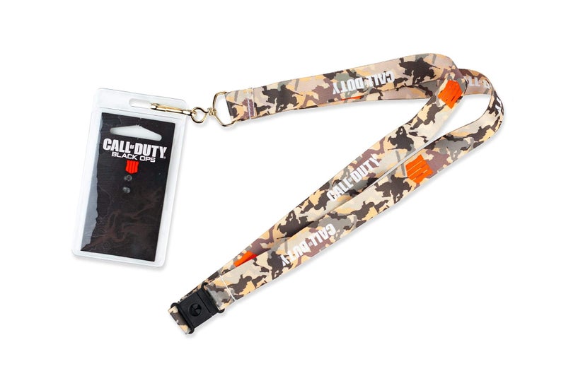 Exquisite Gaming Call Of Duty: Black Ops 4 Logo Lanyard & Dog Tag Keychain | Official Collectibles | Unique Black Ops 4 Gift Set - Image 4