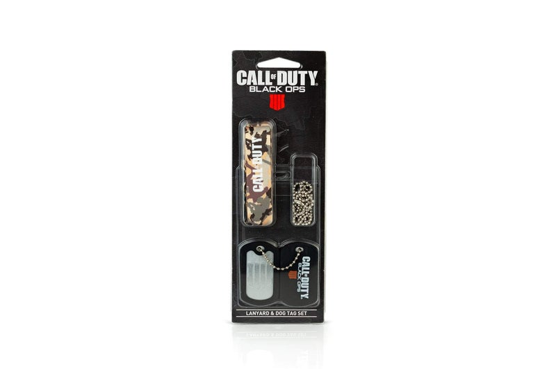 Exquisite Gaming Call Of Duty: Black Ops 4 Logo Lanyard & Dog Tag Keychain | Official Collectibles | Unique Black Ops 4 Gift Set - Image 3