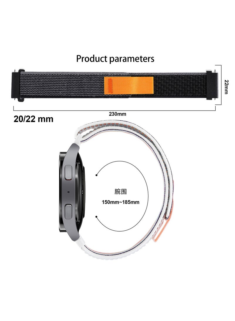 X-level Compatible With Huawei Watch Bands 22mm Band With Soft Breathable Comfortable Woven Wristbands For Huawei Watch GT 3 46mm/Huawei Watch 4/GT4 46mm Breathable & Washable Strap Replacement Wrist Strap - Image 4
