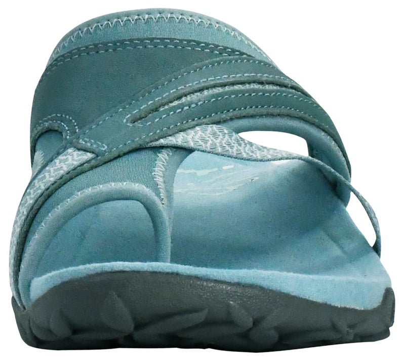 Merrell Women's Terran Post II Sandal, Blue Smoke, 8 - Image 2