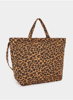 Styli Leopard Print Tote Bag  - Image 1