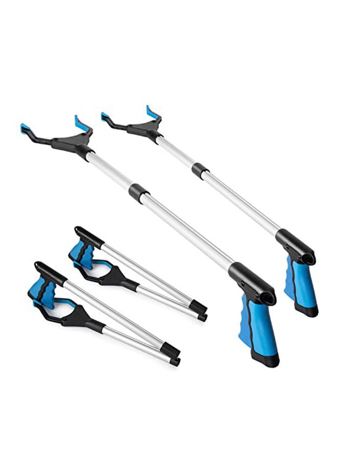 2-Pack Grabber Tool, 32" Long For Elderly Grab It Reaching Tool - Blue - Image 1