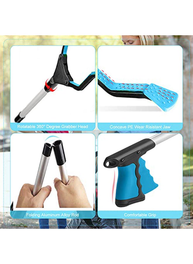 2-Pack Grabber Tool, 32" Long For Elderly Grab It Reaching Tool - Blue - Image 3