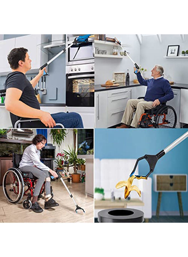 2-Pack Grabber Tool, 32" Long For Elderly Grab It Reaching Tool - Blue - Image 5