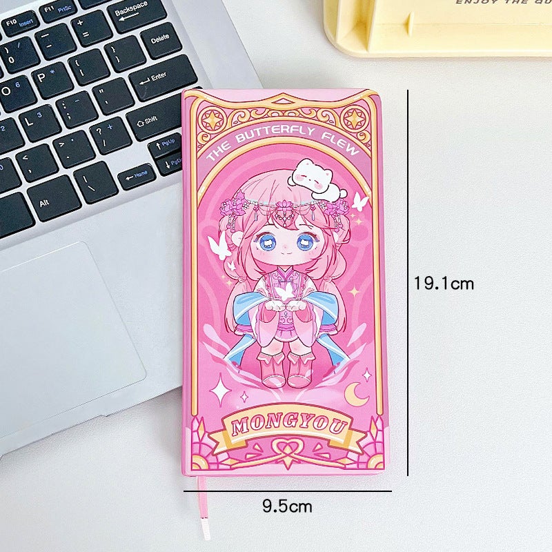 Generic Kapibara Week Planner Cute Cartoon Notebook Star Moon Dream Butterfly (Pink) 