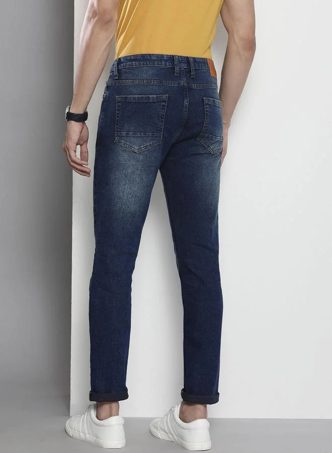 The Indian Garage Co  Men Slim Fit Solid Jeans for Men | Best Price UAE