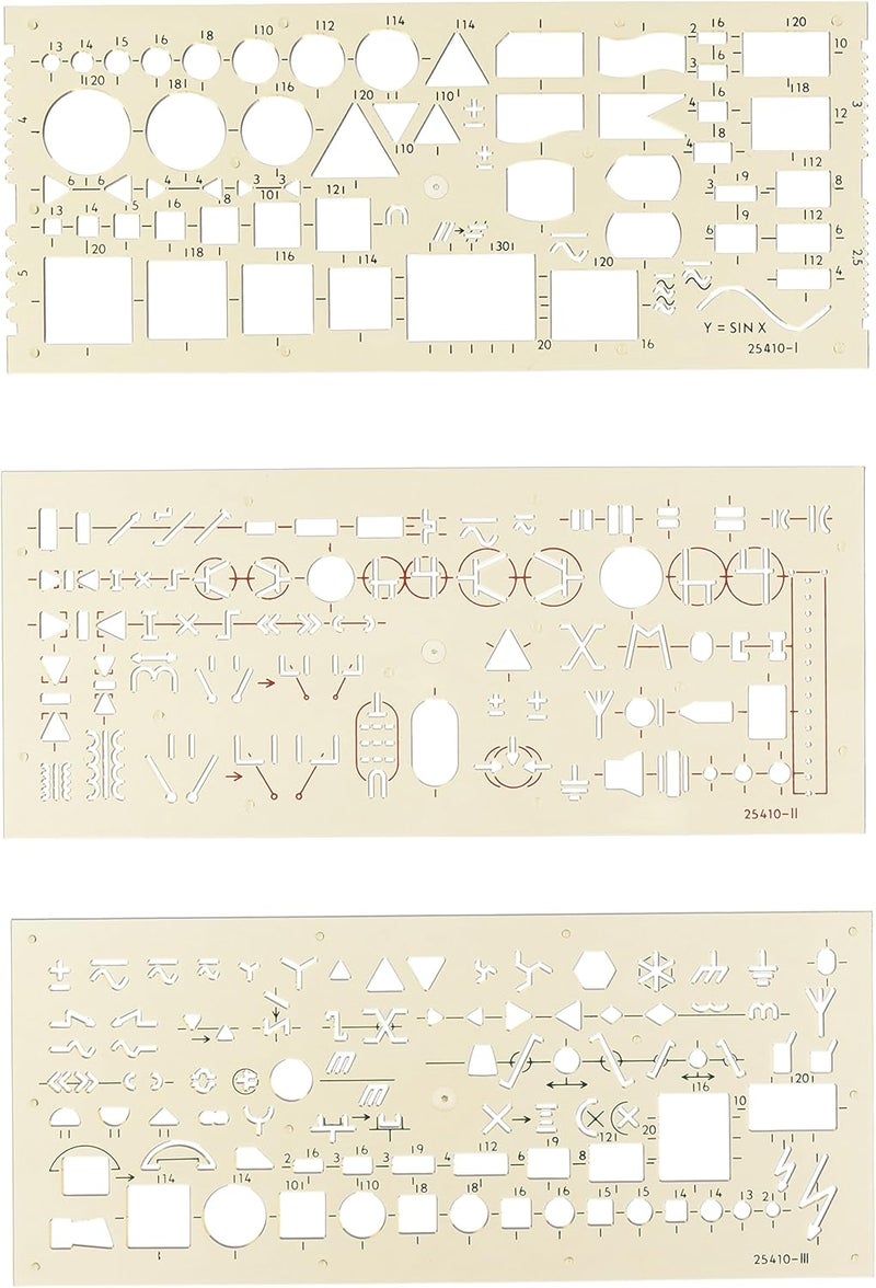 Koh-I-Noor Electric Installation Template Set - Image 1