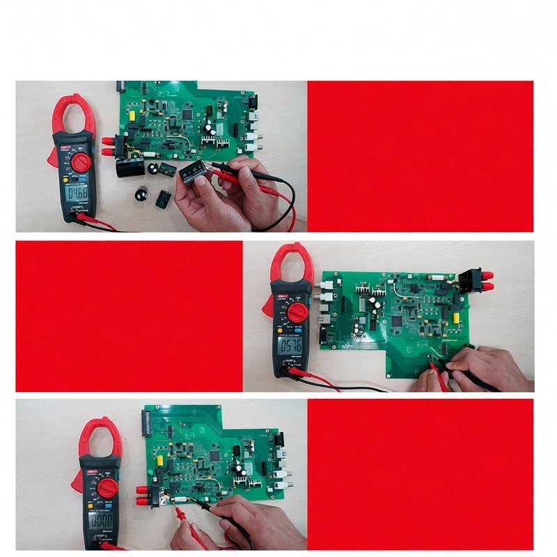 مقياس الضماد الرقمي UT206A+ | مقياس متعدد الأنواع من نوع الضماد | مقياس عالمي | مقياس الضماد ذات النطاق التلقائي | 6099 عداد | مقياس الجهد المتردد/المباشر 1000 فولت | مقياس التيار المتردد 1000 أمبير | تيار اندفاع 600 أمبير | اختبار الجهد الحقيقي غير الملامسي (NCV) | مقاومة | تردد - Image 5