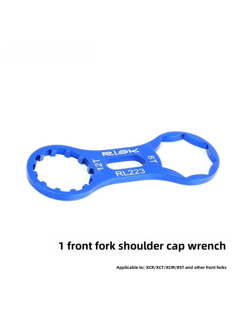 Generic 1 x 5 pcs RISK Bike Fork Cap Wrench Shock Tool for XCM/XCR/XCT/RST 8T/12T front fork shoulder cover wrench 1