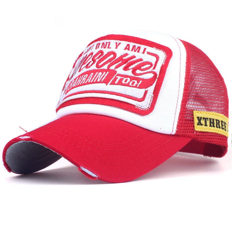 Awesohle Embroidered Baseball Cap Unisex Black  - Image 3