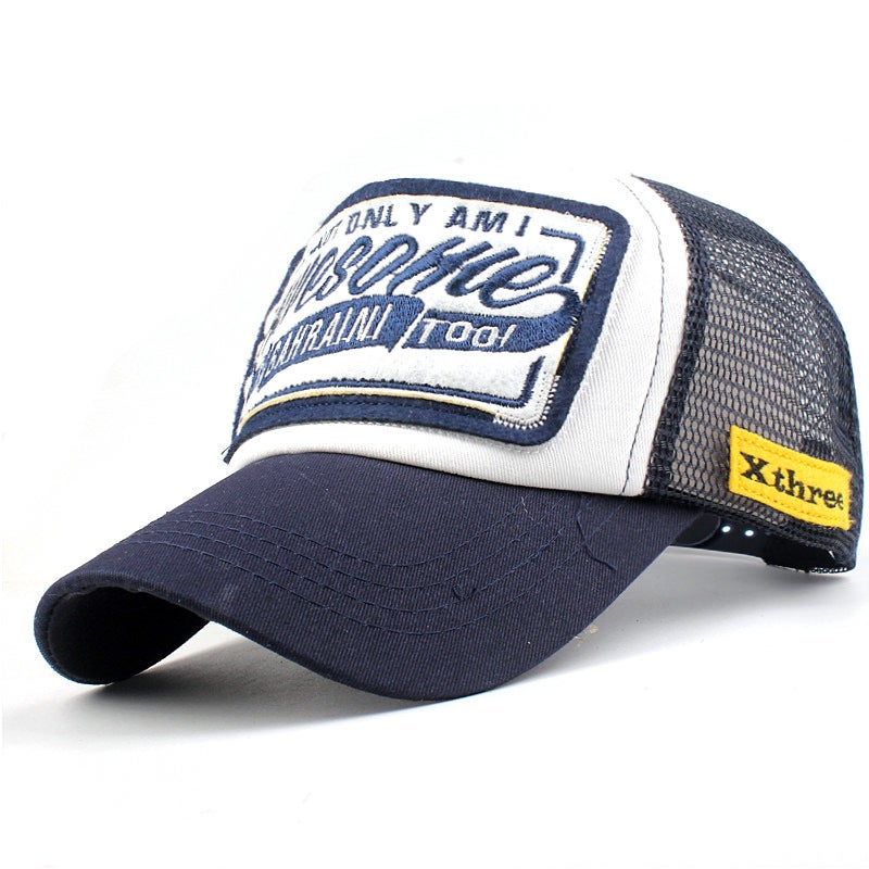 Awesohle Embroidered Baseball Cap Unisex Black  - Image 2