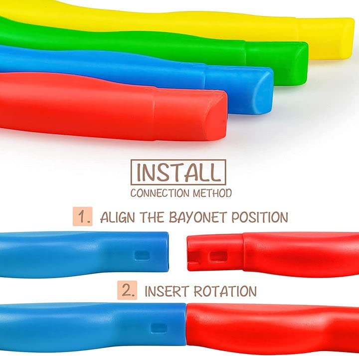 Storio Hula Hoop Zig Zag for Adults Kids Quality Exercise Fitness Ring Multi Colour Adjust in 2 Sizes | Hoopla Baby Toys Play Kit 56 (SC1556) - Image 3